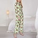 thumbnail image 3 of Balery Cute Bear Conjunto de Pijama con Estampado para Mujer, Conjunto de Dos Piezas con Manga Larga, Ropa de Dormir Suave con Bolsillos, Pijamas Cómodos-Medium, 3 of 7