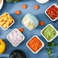 thumbnail image 3 of Manual Food Processor Mini Pull String for Veggies  Ginger  Fruits  Nuts  Herbs  etc  Blue Medium, 3 of 8