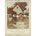thumbnail image 2 of Edmund Dulac 14x18 Gold Ornate Wood Frame and Double Matted Museum Art Print Titled - The Prime Minister was Kept Very Busy During the Next Few Weeks (1910), 2 of 4