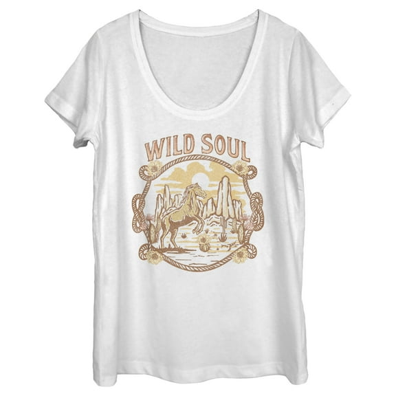 Women's Lost Gods Wild Soul  Scoop Neck White Medium