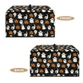 thumbnail image 4 of TSOVTHRID Ghost Pumpkin Star Print Microwave Oven Cover Toaster Oven Dustproof Cover for Halloween Decor Kitchen Appliance Protector with Storage Bag Machine Washable, 18.25"W x 14.5"D x 11"H, S, 4 of 7