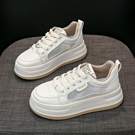 

Stepping on excrement feeling small white shoes women‘s 2024 summer new mesh breathable fashion casual skate shoes light soft bottom sneaker