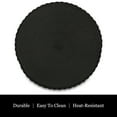 thumbnail image 4 of Dainty Home Set of 6 Placemats | Elegant and Durable | 15x15 in Round Woven Non-Slip Washable Place Mats | Tear-Resistant Heat | Resistant Placemats, 4 of 4