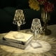 thumbnail image 3 of Luz nocturna, lámpara de mesa acrílica, luz nocturna de proyección recargable, diseño italiano Kartell (una pieza), 3 of 5