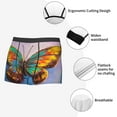 thumbnail image 6 of Balery Oil Painting Beautiful Butterfly Men's Boxer Briefs, Soft and Breathable Cotton Underwear with nylon Waistband-XX-Large, 6 of 9