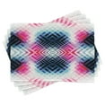 thumbnail image 1 of Ambesonne Abstract Place Mats Set of 4, Geometric Lines Angle, Standard Size, Multicolor, 1 of 6