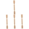 thumbnail image 4 of HOMEMAXS 4pcs Carved Wooden Column Wooden Carved Roman Column Wood Legs Table Legs for Cabinet Decor, 4 of 8