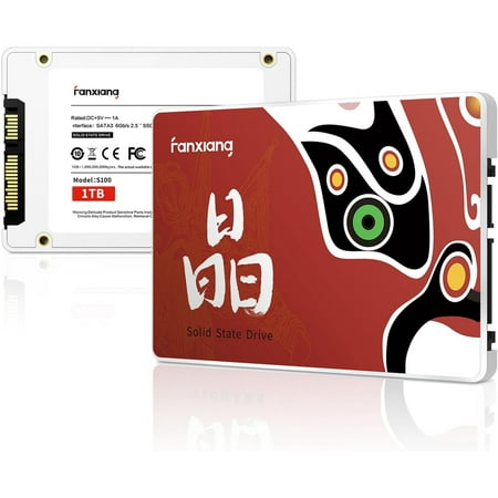fanxiang S100 1TB SSD SATA III 2.5" SSD Internal Hard Drive, Hdd up to 550MB/s, Compatible with Laptop and PC