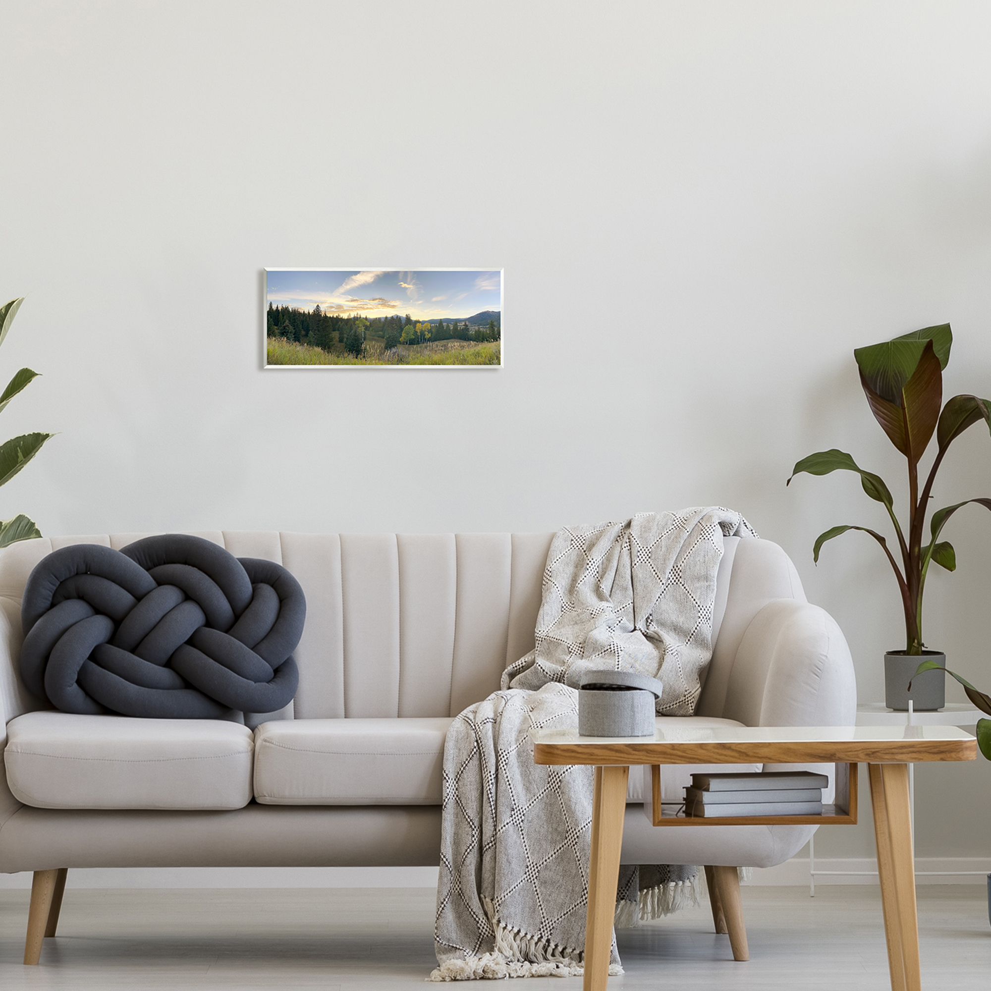 Stupell Panoramic Montana Nature Landscape Landscape Photography Wall Plaque Unframed Art Print Wall Art