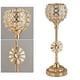 thumbnail image 1 of Portavelas de hierro perfecl Navidad candelabro de cristal, 1 of 8