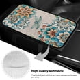 thumbnail image 7 of Yuyamidu Dragonfly Car Arm Rest Cushion Pad Accessories Boho Flower Blossom Auto Center Console Cover Pad Winter Car Center Console Armrest Cover Fit for Most Vehicles, 7 of 7