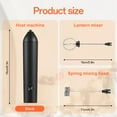 thumbnail image 4 of milk frother,Adjustable Standable Removable Stainless 3 Speed Standable Coffee Cream White With Stainless Steel 2pcs Removable Maker 3 Adjustable Handheld With 3 Handheld Adjustable Speed Heads Maker, 4 of 7