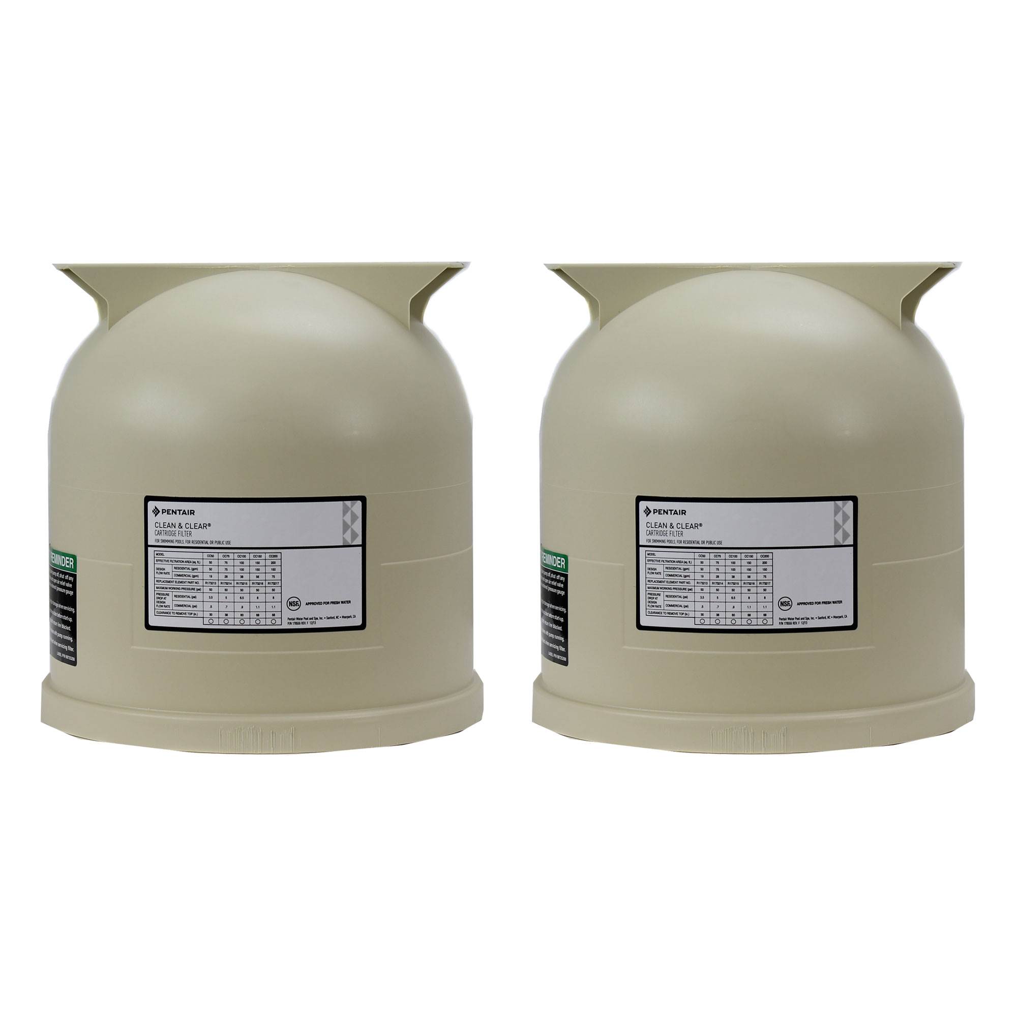 Pentair 178561 Clean Clear Predator Swimming Pool Cartridge Filter Lid