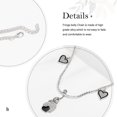 thumbnail image 3 of Bodiy Cadena de cristal para el ombligo con anillo para el ombligo, cadenas brillantes para la cintura, cadena para el cuerpo, joyería de bikini para mujeres y niñas (2), 3 of 5