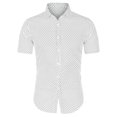 thumbnail image 5 of Lars Amadeus Polka Dots Shirts for Men's Button Short Sleeves Printed Shirts, 5 of 5