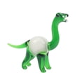 thumbnail image 3 of Dinosaurio de cristal para niños, regalo de inauguración de la casa, hecho a mano para terraza, patio, césped. Verde, 3 of 9