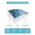 thumbnail image 5 of Blue Gold Marble Twin Size Down Alternative Comforter, Lightweight Comforter Quilt Bedding Set with Pillow Shams Modern Abstract Geometric Gradient All Seasons Bed Comforter Duvet Insert 68"x86", 5 of 7
