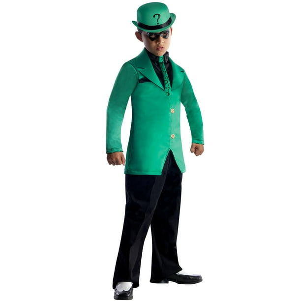 Dc Comics Gotham Super Villains Riddler Costume For Kids Walmart Com Walmart Com