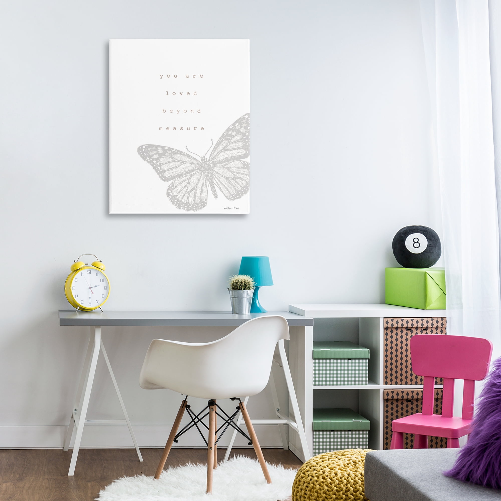 Stupell Industries Loved Beyond Measure Animals & Insects Painting Gallery Wrapped Canvas Art Print Wall Art, 30 x 40