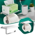 Paper Holder Tissue Mounted Dispensers Wall Stand Bathroom Toilet ...