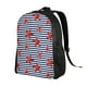 thumbnail image 2 of Disketp Starfish Navy Blue Stripe Mochila Unisex de Apertura Lateral Completa, Mochila para Laptop para Escuela, Trabajo y Viajes, 2 of 8