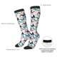 thumbnail image 4 of Fotbe Butterfly Calcetas Divertidas Estampadas para Hombre y Mujer, Calcetas de Algodón hasta la Rodilla para Caminar, Correr, Enfermería y Embarazo, 4 of 6