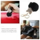 thumbnail image 5 of WORGEOUS Llavero de bola esponjosa con perlas incrustaciones de cadena de llavero para el bolso de las mujeres / teléfono móvil / colgante del coche (negro), 5 of 8