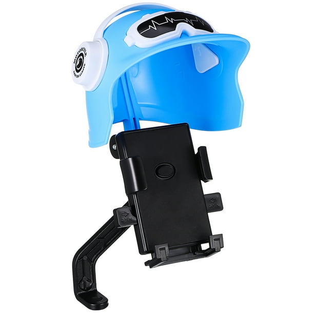 Soporte para teléfono de bicicleta, espejo retrovisor para motocicleta, abrazadera con protector