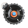 thumbnail image 3 of BallsFHK Grinder Chain Disc 4 Inch Wood Carving Disc For 100/115mm Angle Grinder 22 Tooth, 3 of 5