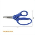 thumbnail image 4 of (6 pack) Fiskars 5" Blunt-tip Kids Scissor Ages 4-7, Blue, 4 of 10
