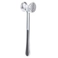 thumbnail image 1 of Meat Pounder, ABS Handle Silver 8.7in Length Prevent Skid Meat Tenderizer Tool  For Kitchen Utensil For Pork, 1 of 8