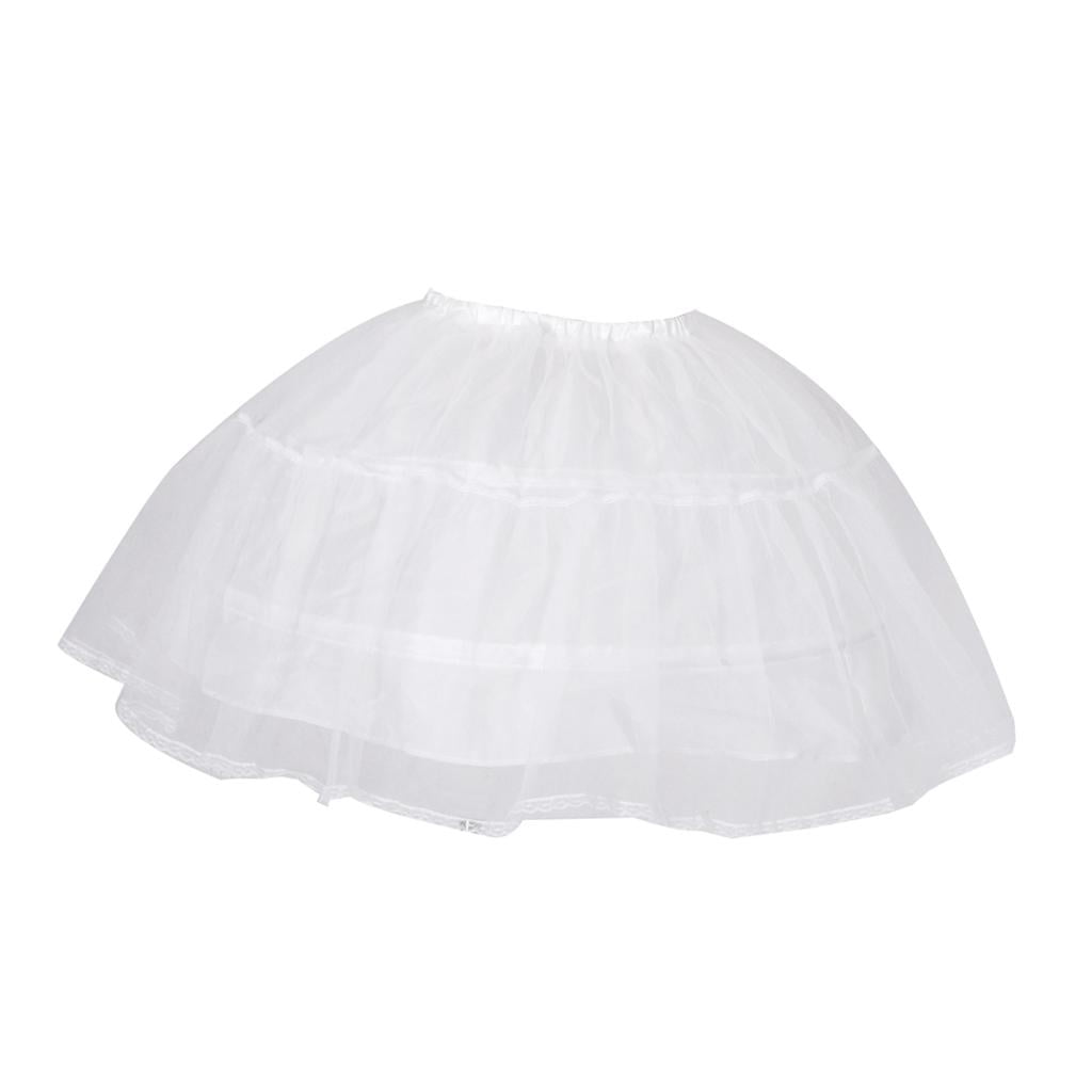 Short Petticoat Crinoline Underskirt Tutu Bridal Wedding Dress Skirt Slips 2018 