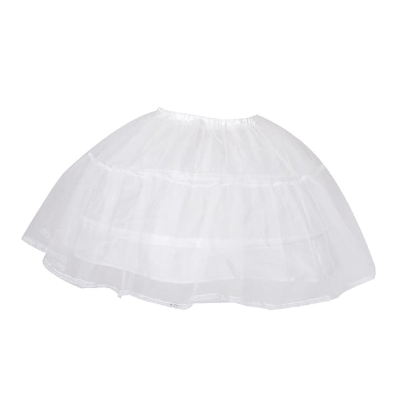 Wxqbjtam Wedding Accessories Short Petticoat Crinoline Dress Underskirt Dress Skirt Slips White