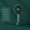 thumbnail image 3 of Ventilador eléctrico de mano USB 4000mAh Pantalla digital Ventilador enfriador de aire de escritorio (Verde), 3 of 6