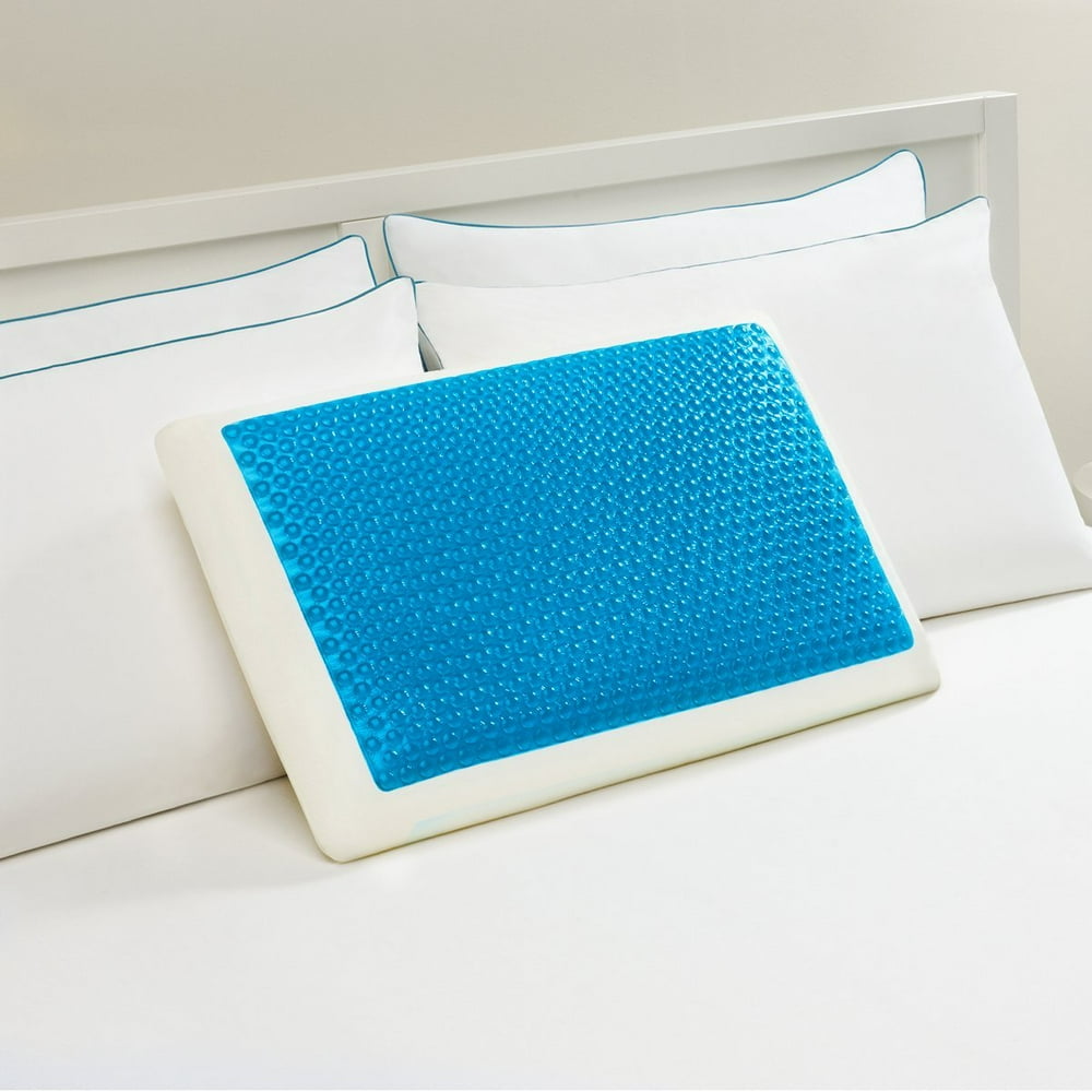 Comfort Revolution Originals Blue Bubble Gel + Memory Foam Cooling Bed