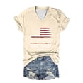 thumbnail image 4 of Womens 250 Anniversary USA Shirt Commemorative T Shirt Tee Classic Print Patriotic Tops L, 4 of 4