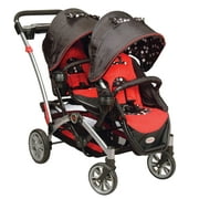 Contours - Optima Tandem Stroller, Berkeley Red/Black