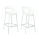 thumbnail image 1 of Juego de 2 bancos altos Equipamiento en Muebles Trix Blancos, 1 of 4