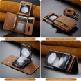 thumbnail image 3 of For Samsung Galaxy Z Flip 5 Wallet Leather Case with Card Holder Leather Phone Case For Samsung Galaxy Z Flip 5 ZFlip4 ZFlip3 Shockproof Protective Cover For Galaxy Z Flip 5, 3 of 8