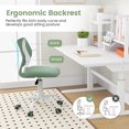thumbnail image 6 of Spaco Ergonomic Children Study Chair with Adjustable Height, Armless Chair, Green, 6 of 8