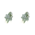 thumbnail image 2 of Billuyoard Decoraciones realistas para terrarios - Apariencia realista Plantas de bajo mantenimiento Hoja de taro artificial hoja de malanga 2Conjunto, 2 of 6
