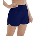 thumbnail image 4 of Shorts de Course et d'Entraînement Taille Haute pour Femmes 2,5 Pieds' avec Doublure et Poche Arrière à Fermeture Éclair, 4 of 6