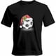 thumbnail image 1 of Camisetas casuales de manga corta con gorro de Papá Noel para hombre, camisetas gráficas de fútbol, 1 of 8