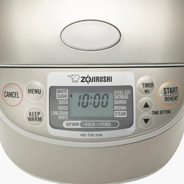 Zojirushi Micom 10 Cups Gray Rice Cooker - NSTSC18AXH