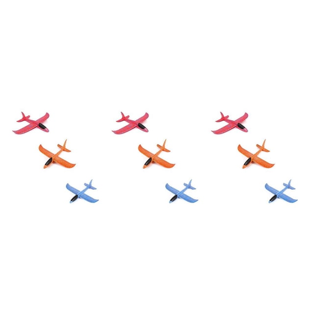 Ruiboury 48cm EPP Hand Throw Airplane Launch Glider Children Kids Funny Soaring Bubble Model Boys Girls Kid Toy Random Color Color random 3Set