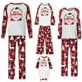 thumbnail image 7 of REORIAFEE Family Matching Christmas Pajamas 2 Piece Loungewear Long Sleeve Top and Pant Plaid Soft Lightweight Sleepwear Red S-2XL, 7 of 7