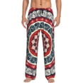 thumbnail image 1 of Balery Round Design Pantalones de pijama para hombre, pijama ultraligero, pantalón de descanso-3X-Large, 1 of 6