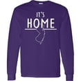 thumbnail image 3 of Inktastic It's Home State of New Jersey Outline Long Sleeve T-Shirt, 3 of 5