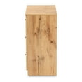 thumbnail image 4 of Baxton Studio Decon Modern and Contemporary Oak Brown Finished Wood 3-Drawer Storage Chest, 4 of 7