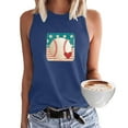 thumbnail image 2 of WXLWZYWL Plus Size Tank Tops for Women Loose Fit Baseball Mom Maternity Tops Shirts for Women Flowy Tank Tops for Women Womens Baseball Jersey Plus Size Boho Dress for Women, 2 of 5